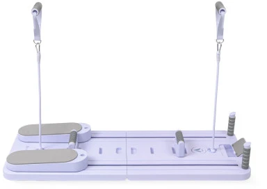 Pilates treniruoklis / reformeris GYMSTICK Pilates V Reformer Board (juodas, violetinis, rožinis) (Spalva: Violetinė)