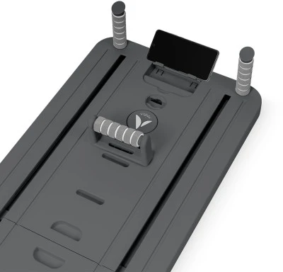 Pilates treniruoklis / reformeris GYMSTICK Pilates V Reformer Board (juodas, violetinis, rožinis) (Spalva: Juoda)