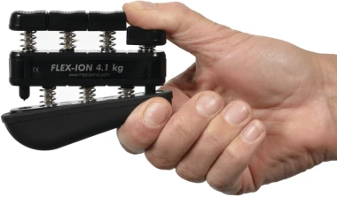Pirštų treniruoklis Moves Flex-Ion 0,35–4,1kg (Spalva: Juoda)
