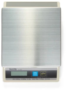 Virtuvinės svarstyklės Profesionalios virtuvinės / maisto svarstyklės TANITA KD-200-510 Digital General Purpose Mini Scale, baltos sp.