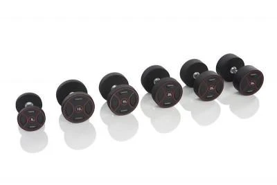 Profesionalūs TPU hanteliai GYMSTICK (Svoris: 30 kg)