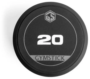 Profesionalūs TPU hanteliai GYMSTICK (Svoris: 10 kg)