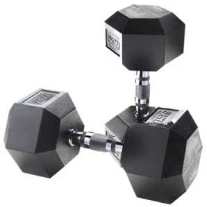 Šešiakampiai hanteliai STRONGMAN (1-50kg) (Svoris: 2 x 7,5kg)