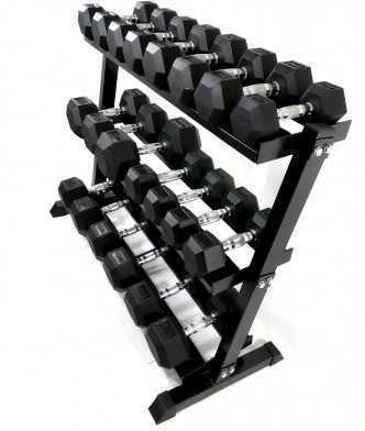 Šešiakampiai hanteliai STRONGMAN (1-50kg) (Svoris: 2 x 7,5kg)