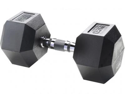 Šešiakampiai hanteliai STRONGMAN (1-50kg) (Svoris: 2 x 15 kg)