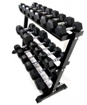 Šešiakampiai hanteliai STRONGMAN (1-50kg) (Svoris: 2 x 15 kg)