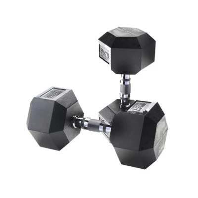 Šešiakampiai hanteliai STRONGMAN (1-50kg) (Svoris: 2 x 50 kg)