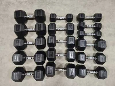 Šešiakampių svarmenų rinkinys STRONGMAN 220 kg