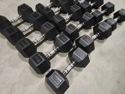 Šešiakampių svarmenų rinkinys STRONGMAN 220 kg
