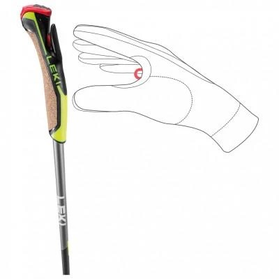 Šiaurietiško ėjimo lazdos LEKI SPEED PACER LITE 120 cm