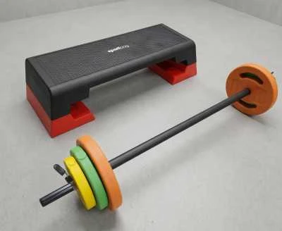 Sportbay profesionali fitness pakyla + Body Pump rinkinys 20 kg