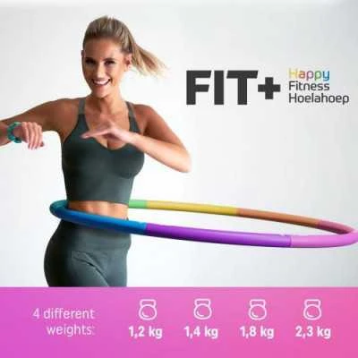 Sportbay Reguliuojamas lankas 3in1 Fit+ Happy™ fitness Hula hoop