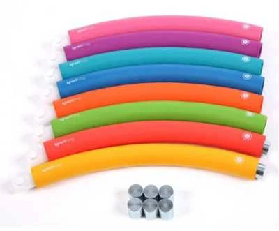 Sportbay Reguliuojamas lankas 3in1 Fit+ Happy™ fitness Hula hoop