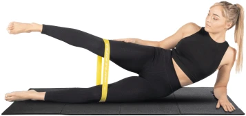 Sportinis kilimėlis Tunturi Outdoor Fitness Mat PVC, 121 x 60 x 0,6 cm, juodas