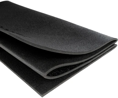 Sportinis kilimėlis Tunturi Outdoor Fitness Mat PVC, 121 x 60 x 0,6 cm, juodas