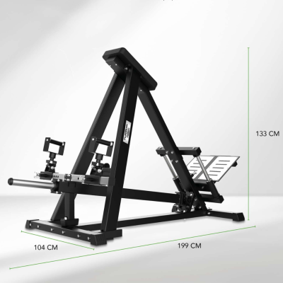 Jėgos staklės TUNTURI Platinum Adjustable T-bar Row Plate loaded V-series