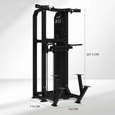 None Jėgos staklės TUNTURI Platinum Dual Assisted Chin Up / Dip Selectorized V-series