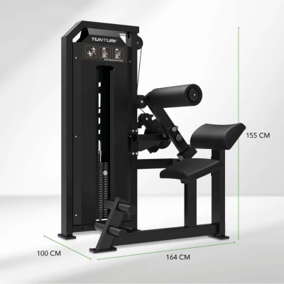 Jėgos staklės TUNTURI Platinum Dual Back / Abdominal Combo Selectorized V-series