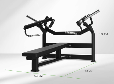 Jėgos staklės TUNTURI Platinum Horizontal Chest Press Plate loaded V-series