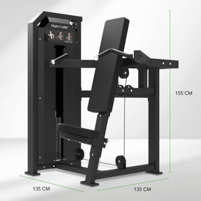 Jėgos staklės TUNTURI Platinum Shoulder Press Selectorized V-series