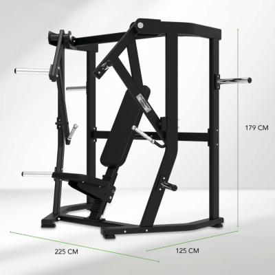 Jėgos staklės TUNTURI Platinum Wide Chest Press Plate loaded V-series