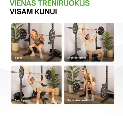 None Stovas TUNTURI SS60 pritūpimo stovas (1/2)