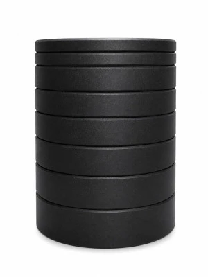 STRONGMAN Hi-Temp Premium gumuotų svarmenų rinkinys 100kg