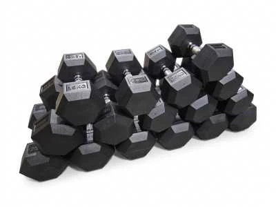 Strongman Jėgos rinkinys – Reguliuojamas suoliukas, 385 kg Hex hanteliai ir 3 eilių stovas (Variantai: Suoliukas + hanteliai + stovas)