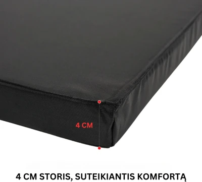 Sulankstomas kilimėlis Sportbay Trifold Gym Mat (Spalva: Juoda)