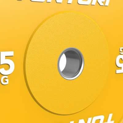Svarmenys TUNTURI Platinum Bumper Plate Colour (5–25 kg) (Svoris: 15 kg)