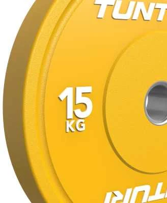 Svarmenys TUNTURI Platinum Bumper Plate Colour (5–25 kg) (Svoris: 15 kg)