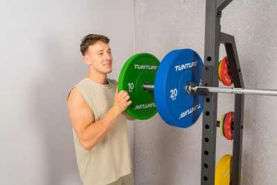 Svarmenys TUNTURI Platinum Bumper Plate Colour (5–25 kg) (Svoris: 15 kg)