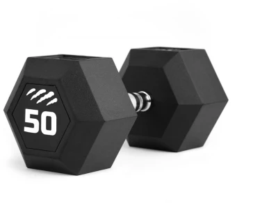 Svarmuo / hantelis TIGUAR Dumbbell HEX 5–50 kg (Svoris: 10 kg)
