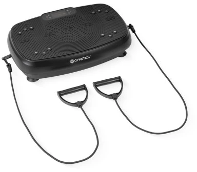 Vibracinė platforma Gymstick Vibration Plate Vi5.0 (juoda / purpurinė) (Spalva: Juoda)