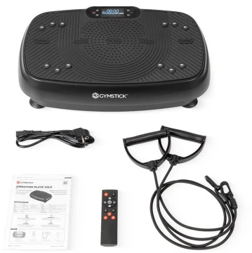 Vibracinė platforma Gymstick Vibration Plate Vi5.0 (juoda / purpurinė) (Spalva: Juoda)