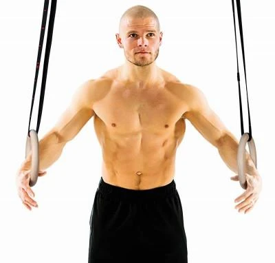 Žiedai GYMSTICK Wooden Power Rings