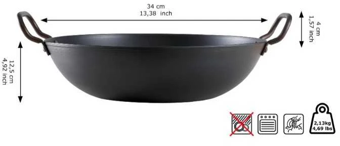 Anglies plieno keptuvė Wadjan Skottsberg 34cm