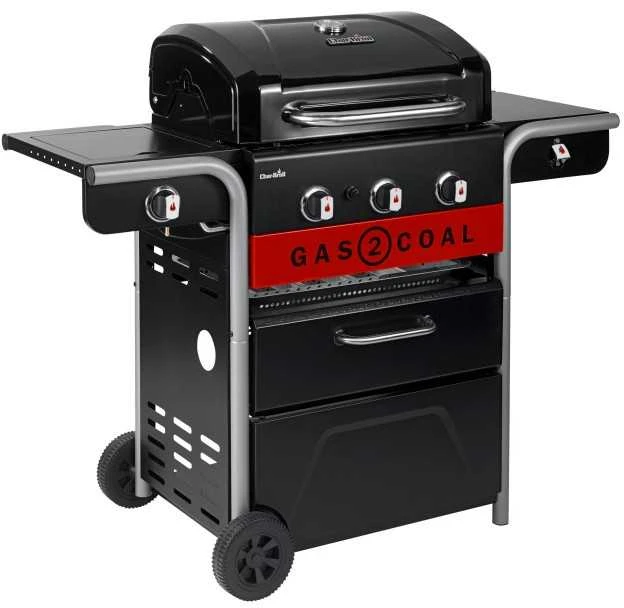 Anglinė-Dujinė 3 degiklių kepsninė Char-Broil Gas2Coal