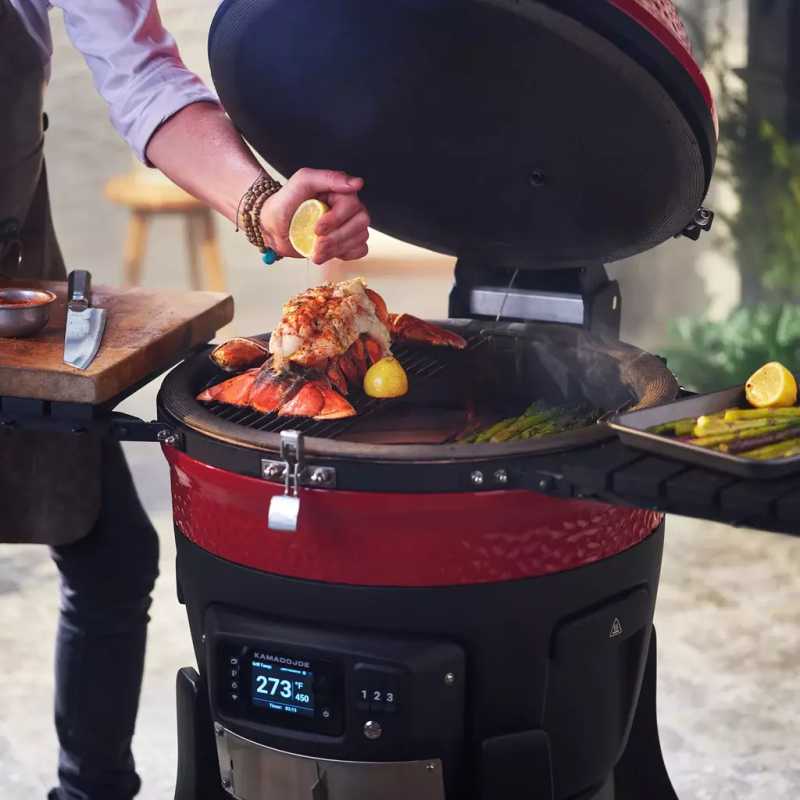 Anglinis lauko grilis Kamado Joe - Konnected