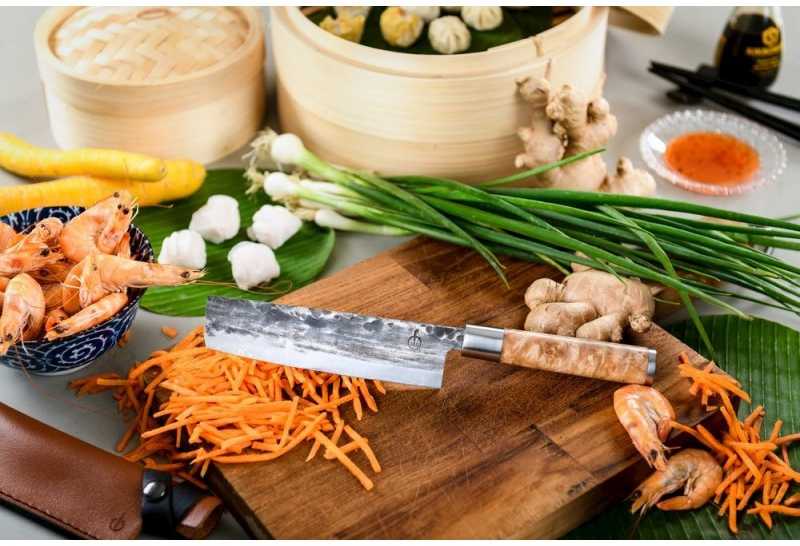 Japoniško plieno peilis STYLE DE VIE, VG10 Forged, Vegetable, 17,5 cm (smulkinimo)