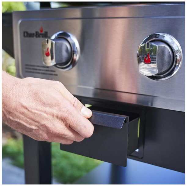Dujinė kepsninė su plokštuma Char-Broil Griddle 3400