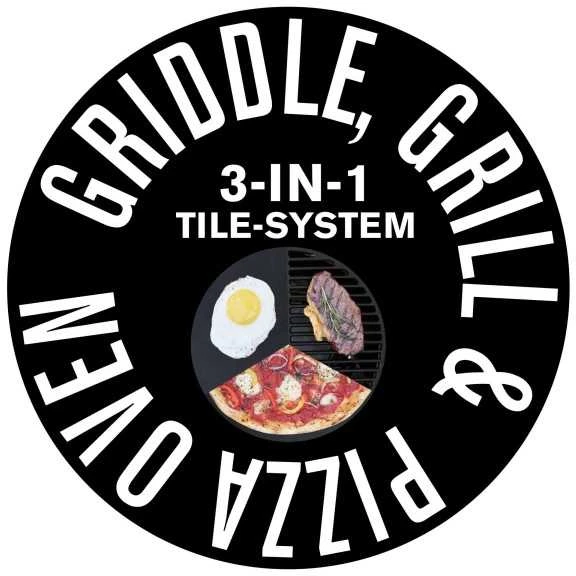 Dujinė kepsninė su plokštuma Char-Broil Versa-Tile