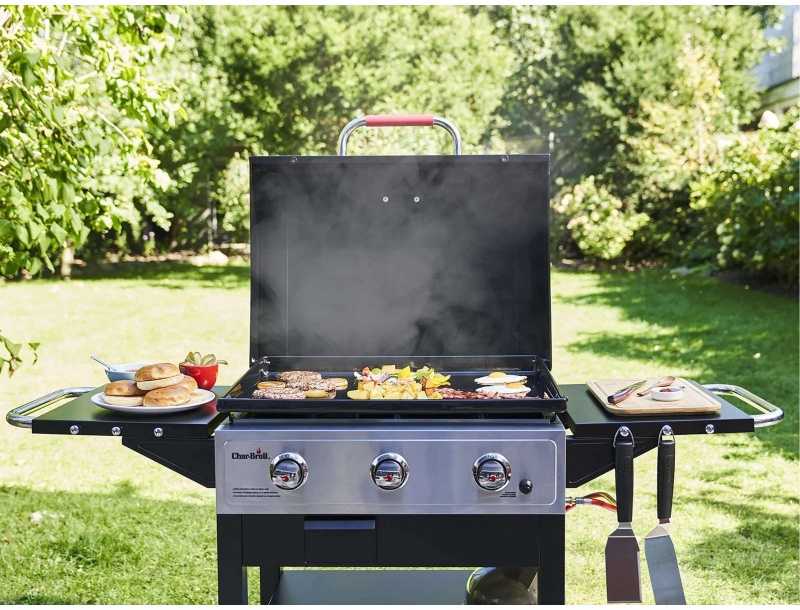 Dujinė kepsninė su plokštuma Char-Broil Griddle 3400