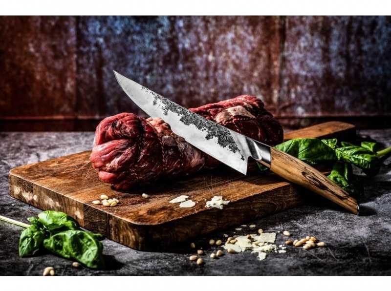 Japoniško plieno šefo peilis Forged Katai