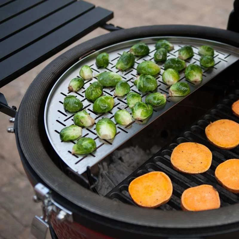Kamado Joe nerūdijančio plieno pusmėnulio grotelės žuviai ir daržovėms Big Joe