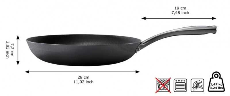 Lengvojo ketaus keptuvė Skottsberg 24cm