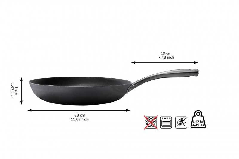 Lengvojo ketaus keptuvė Skottsberg 28cm
