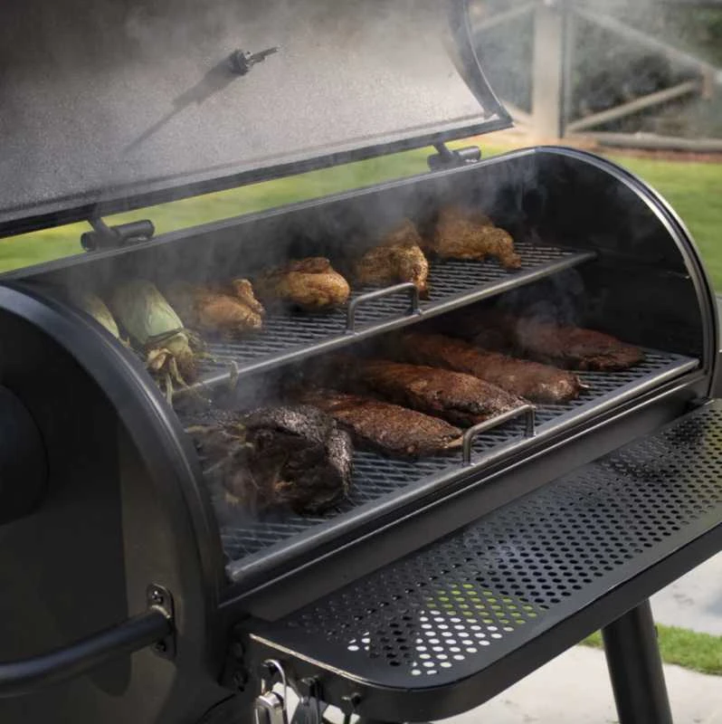Lauko kepsninė-rūkykla Char-Griller Grand Champ Offset Smoker