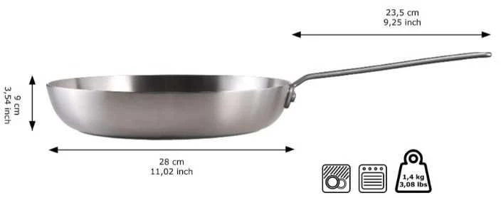 Nerūdijančio plieno keptuvė Skottsberg 28cm