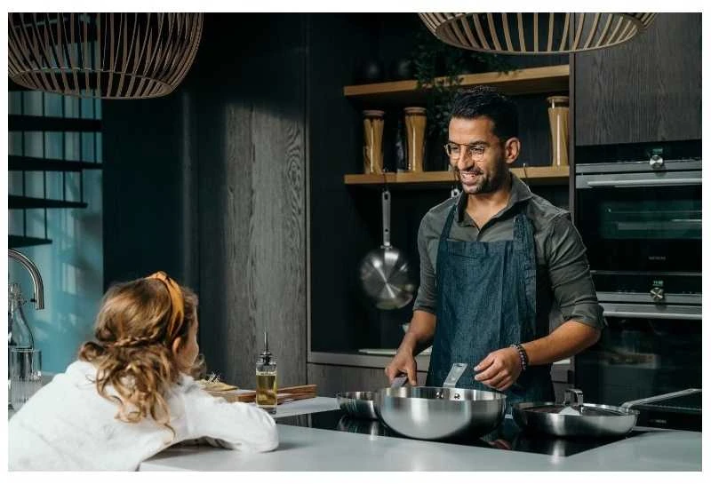 Nerūdijančio plieno WOK keptuvė Skottsberg 28cm